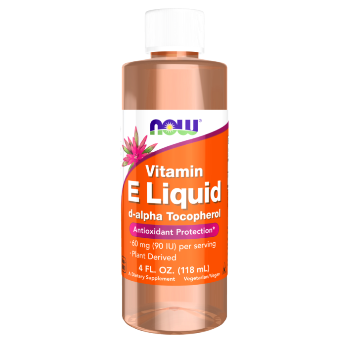 NOW Foods Vitamin E Liquid - 4 fl. oz.