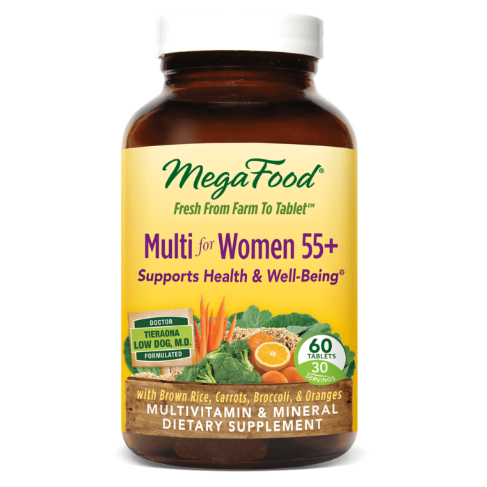 MegaFood Multi for Women 55+ 60 Tablets