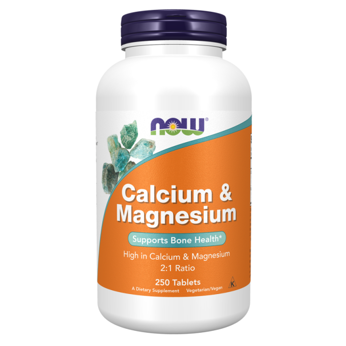 NOW Foods Calcium & Magnesium - 250 Tablets