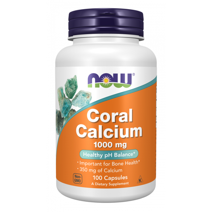 NOW Foods Coral Calcium 1000 mg - 100 Capsules