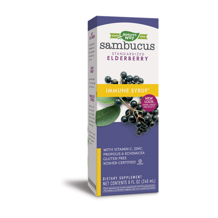 Nature's Way Sambucus Elderberry Immune Syrup, 8 fl. oz.