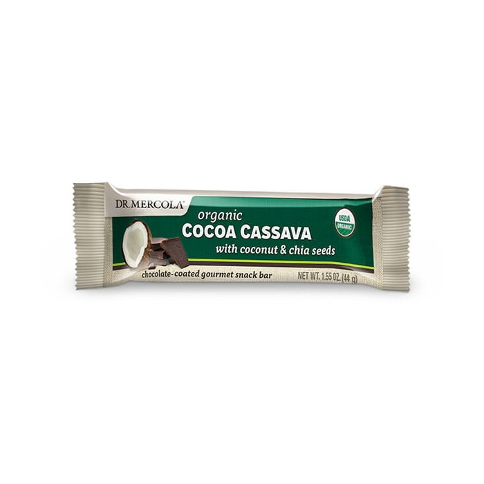 Dr. Mercola Organic Cocoa Cassava Snack Bar