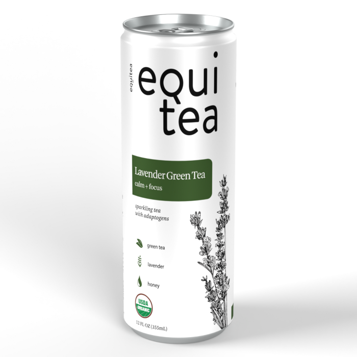 Equitea Lavender Green Tea - Front view