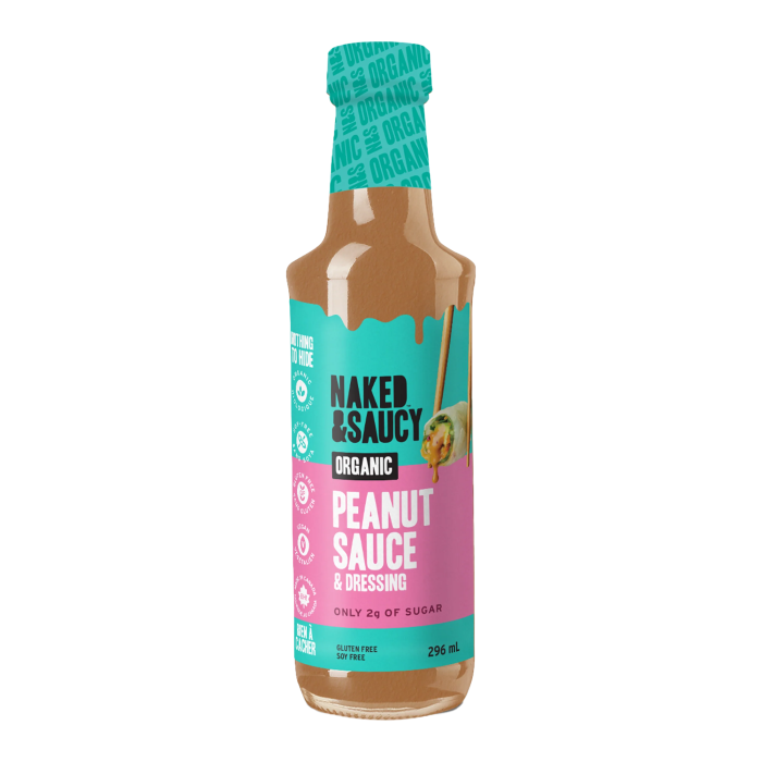 Naked & Saucy Organic Peanut Sauce - Front view