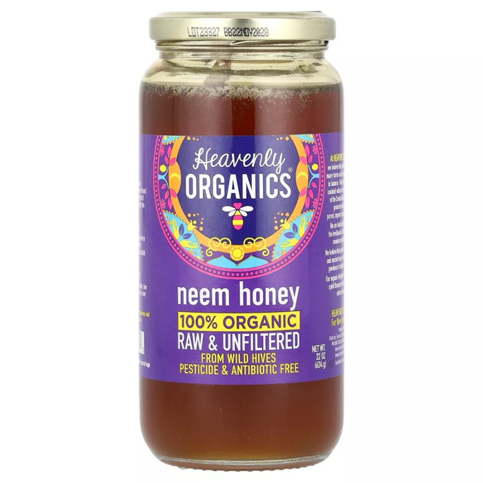 Heavenly Organics Neem Honey - Front view