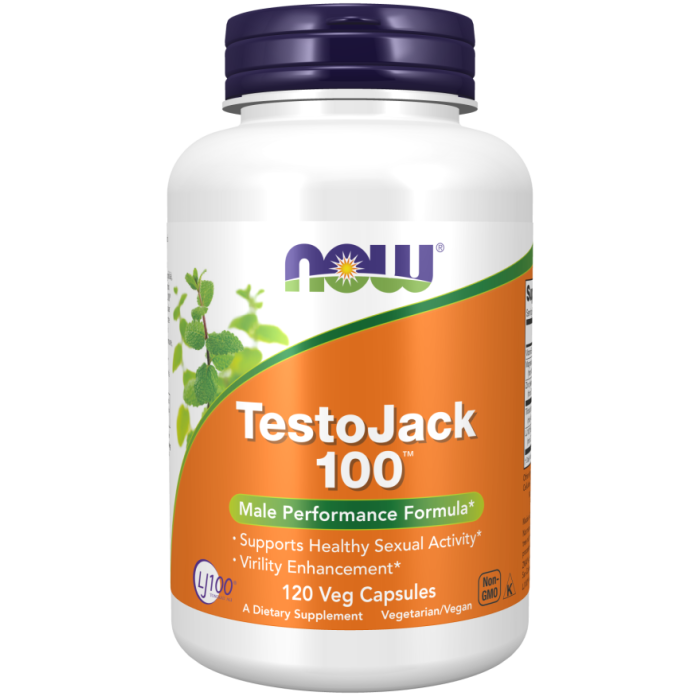 NOW Foods TestoJack 100™ - 120 Veg Capsules