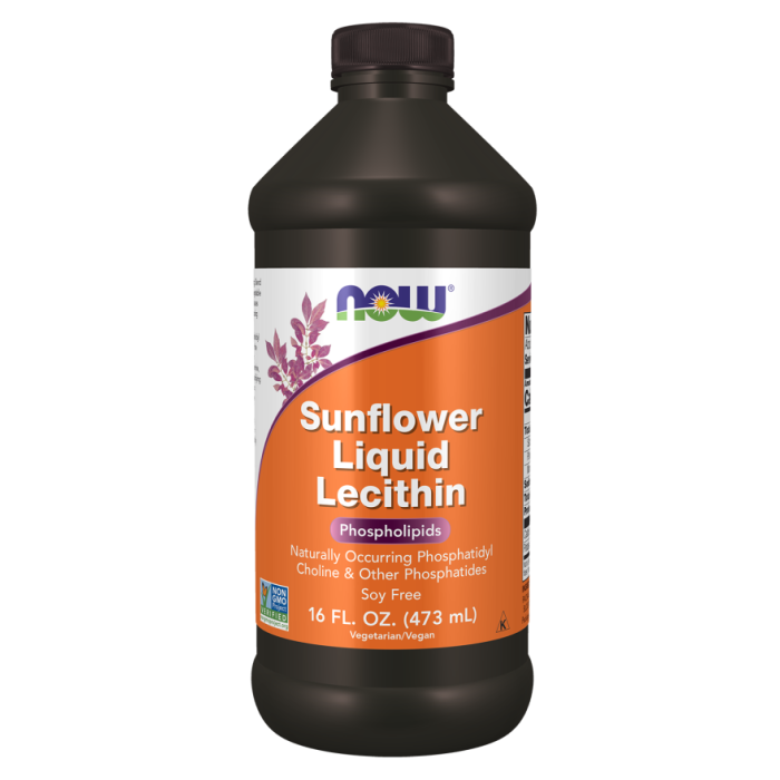 NOW Foods Sunflower Liquid Lecithin - 16 fl. oz.