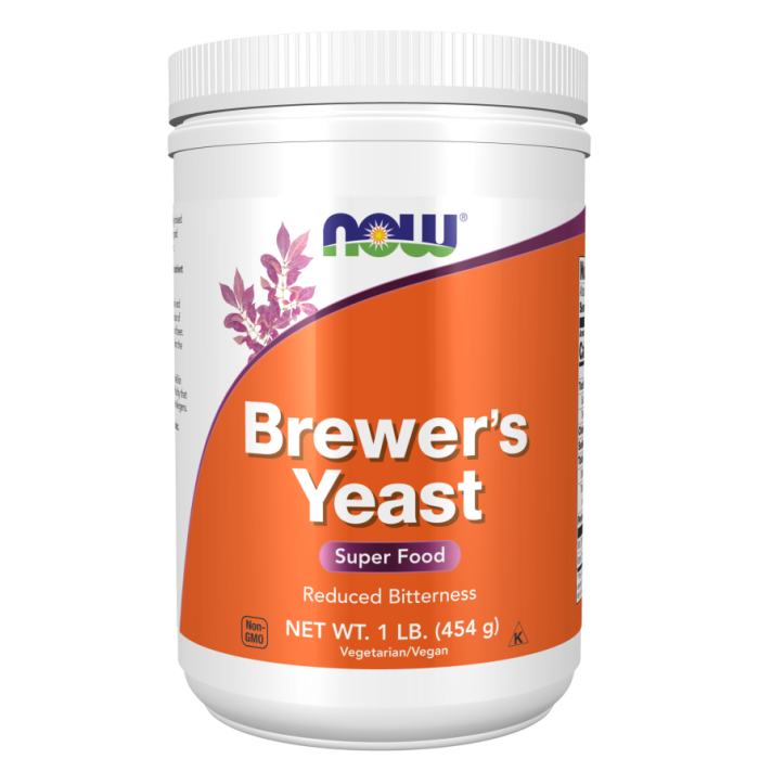 NOW Foods Brewer's Yeast Powder - 1 lb.