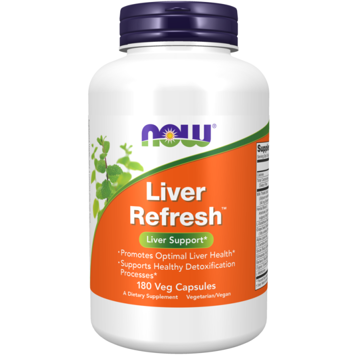 NOW Foods Liver Refresh™ - 180 Veg Capsules