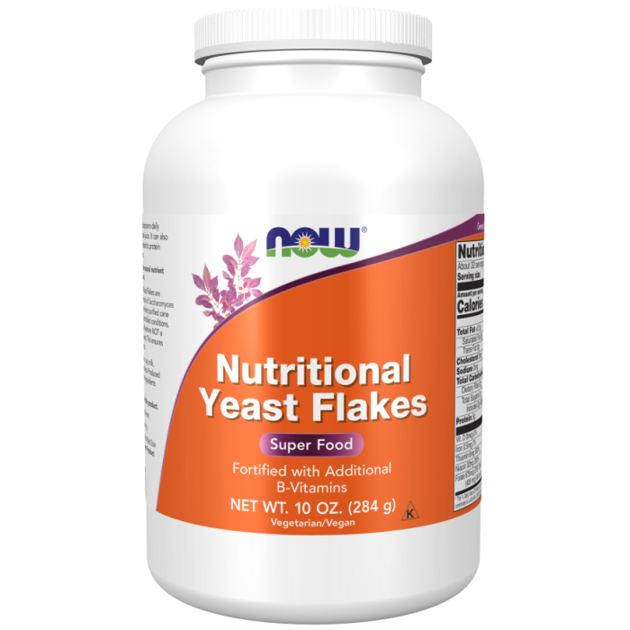 NOW Foods Nutritional Yeast Flakes - 10 oz.