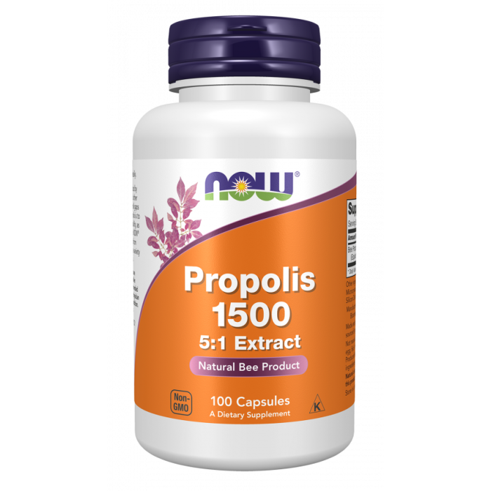 NOW Foods Propolis 1500 - 100 Capsules