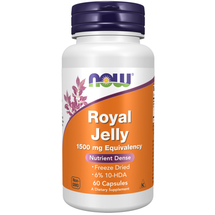 NOW Foods Royal Jelly - 60 Capsules