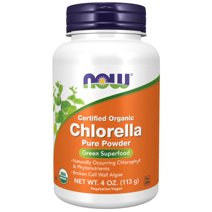 NOW Foods Chlorella Powder, Organic - 4 oz.