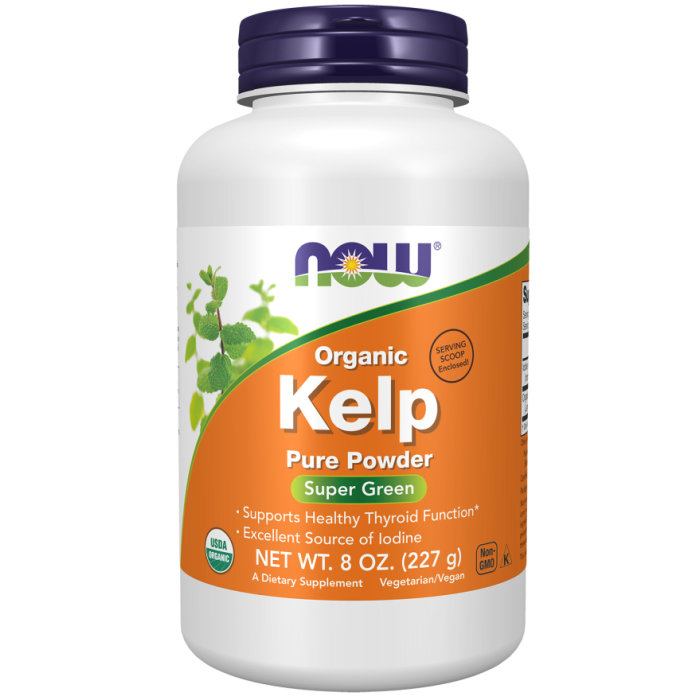 NOW Foods Kelp Powder, Organic - 8 oz.