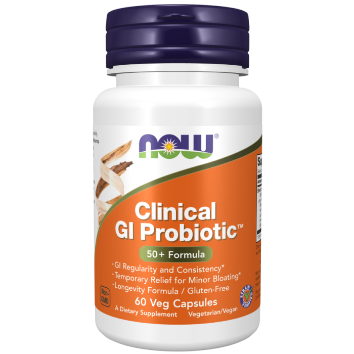 NOW Foods Clinical GI Probiotic™ - 60 Veg Capsules