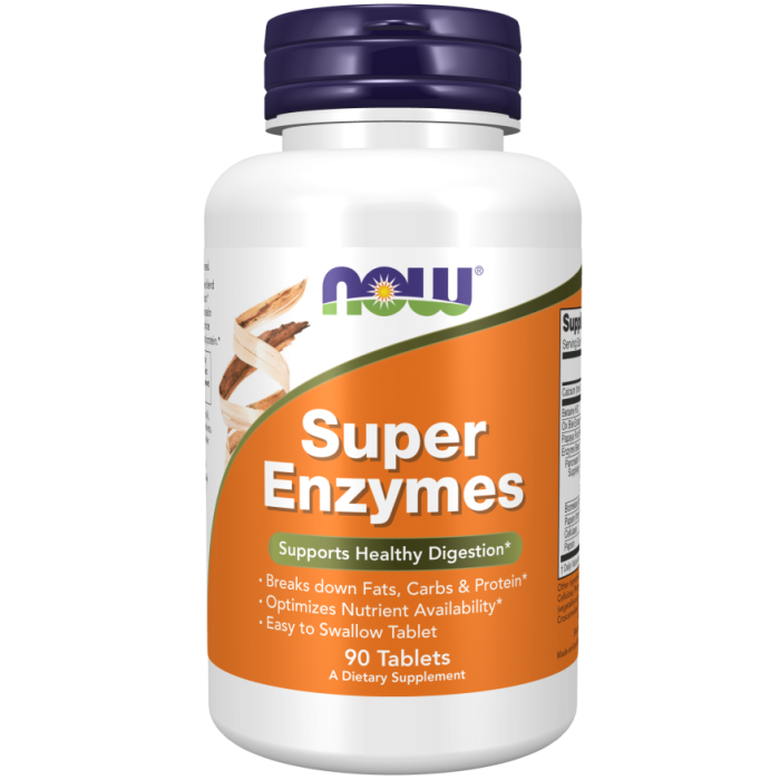 NOW Foods Super Enzymes - 90 Tablets