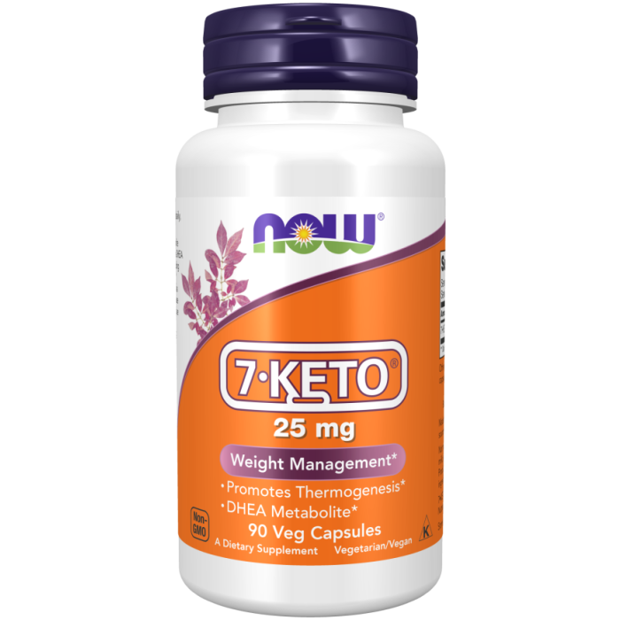 NOW Foods 7-KETO® 25 mg - 90 Veg Capsules