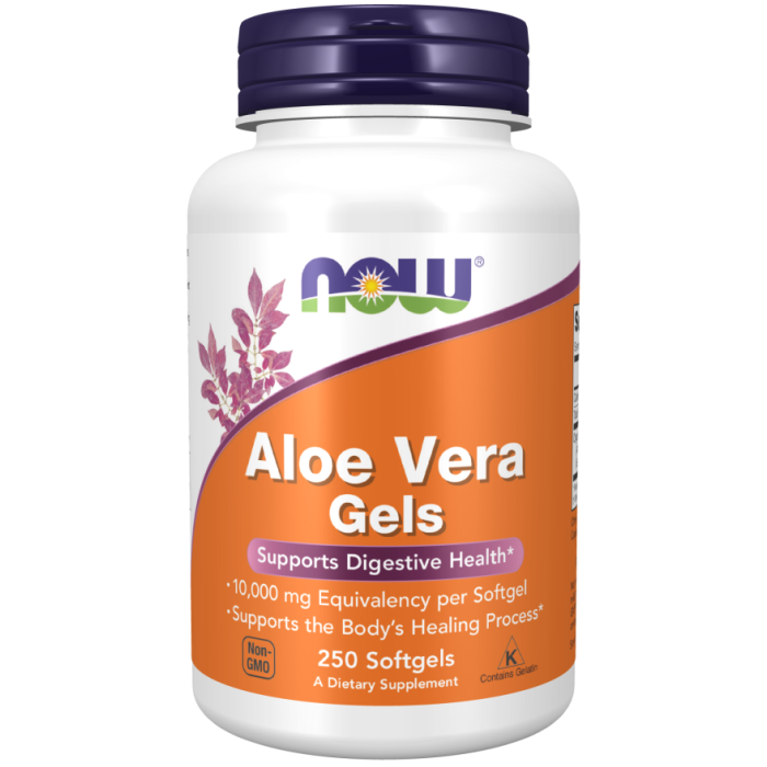 NOW Foods Aloe Vera 10,000 mg - 250 Softgels