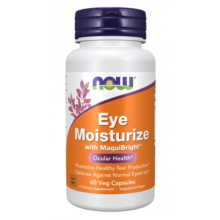 NOW Foods Eye Moisturize with MaquitBright® - 60 Veg Capsules