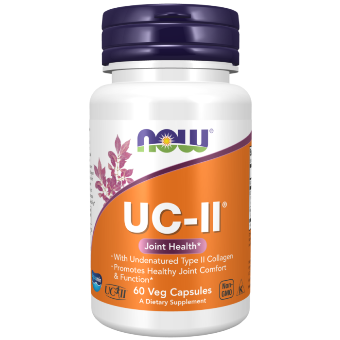 NOW Foods UC-II® Type II Collagen - 60 Capsules