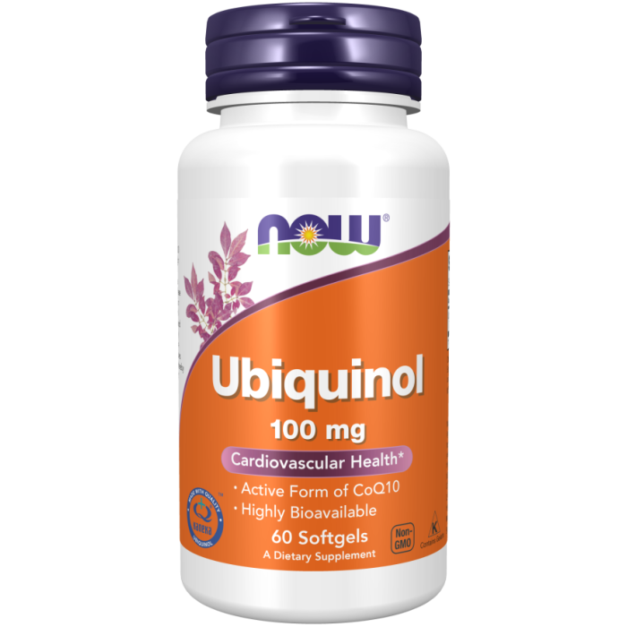 NOW Foods Ubiquinol 100 mg - 60 Softgels