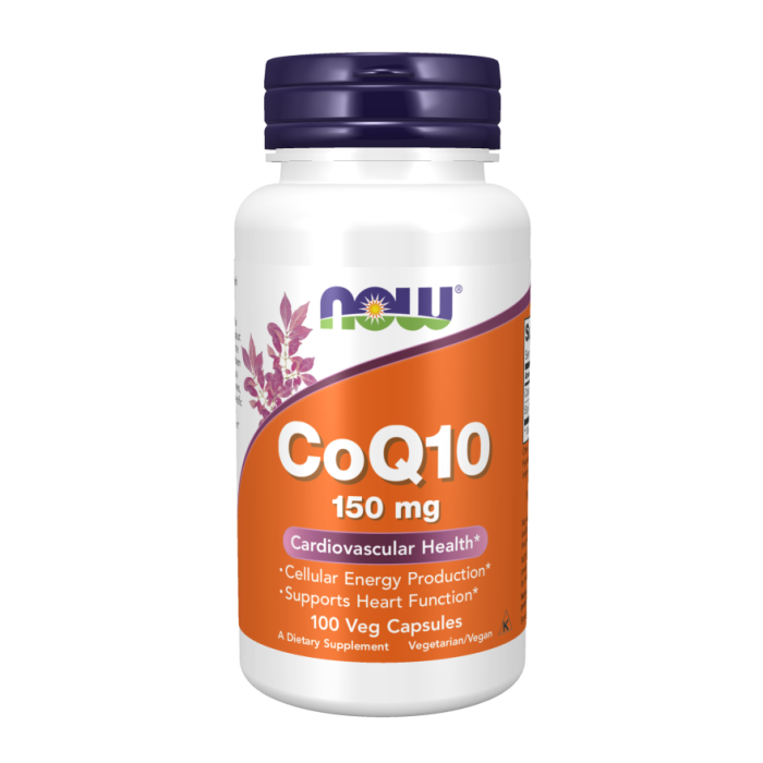 NOW Foods CoQ10 150 mg - 100 Veg Capsules