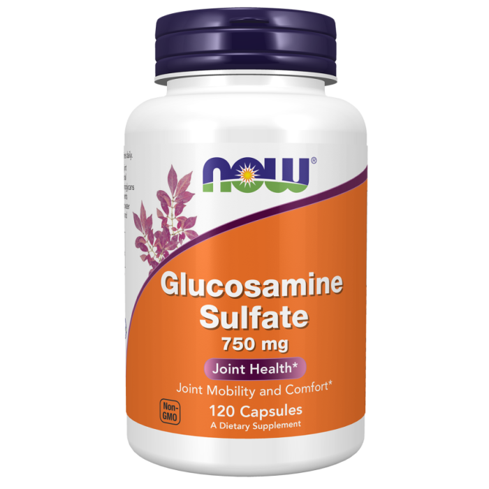 NOW Foods Glucosamine Sulfate 750 mg - 120 Capsules