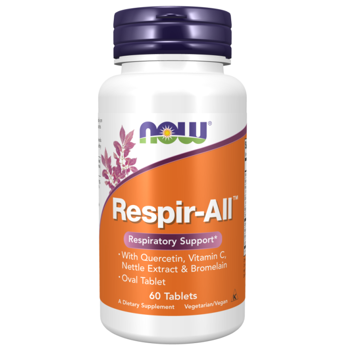 NOW Foods Respir-All™ - 60 Tablets