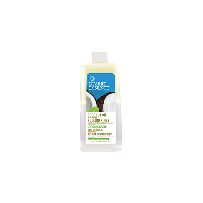 Desert Essence Coconut Oil Dual Phase Pulling Rinse 8 fl. oz.