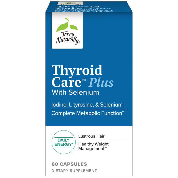 Terry Naturally Thyroid Care Plus, 60 Capsules