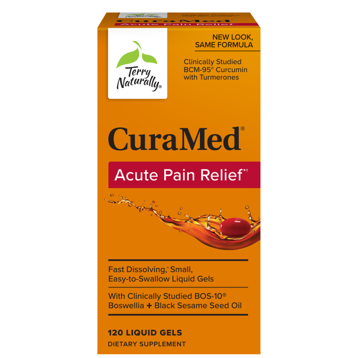 Terry Naturally CuraMed Acute Pain Relief - Front view