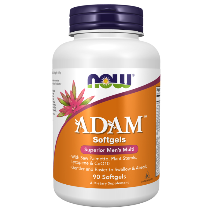 NOW Foods Adam™ Men's Multiple Vitamin - 90 Softgels