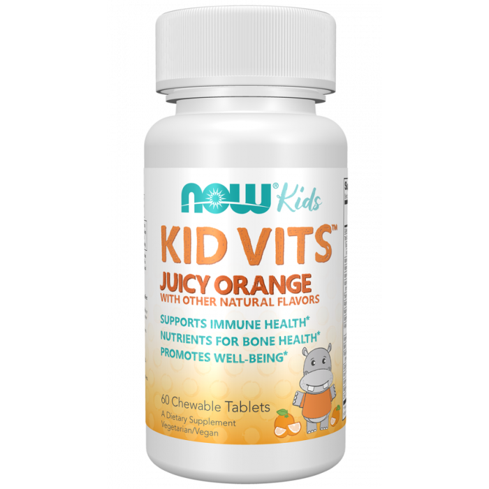 NOW Foods Kid Vits™ Juicy Orange Chewable Tablets