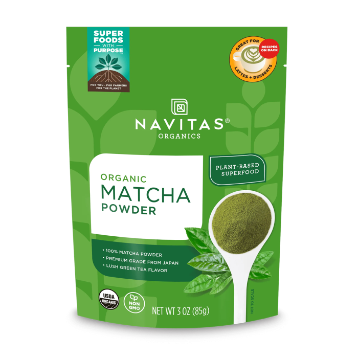 Navitas Organic Matcha Powder - Front view