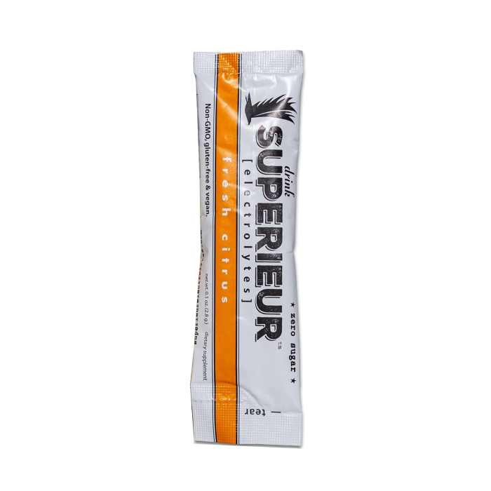 Superieur Electrolyte Fresh Citrus Powder Packet - Front view