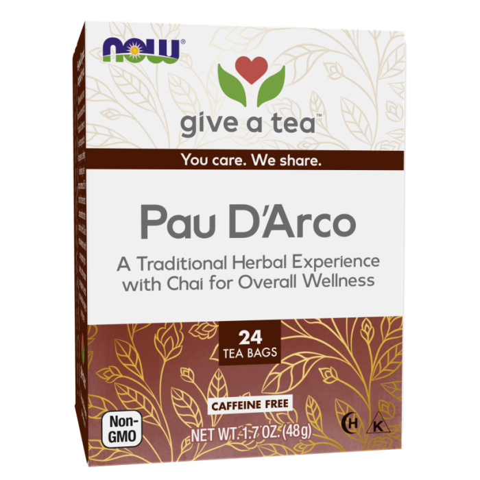 NOW Foods Pau D'Arco Tea - 24 Tea Bags