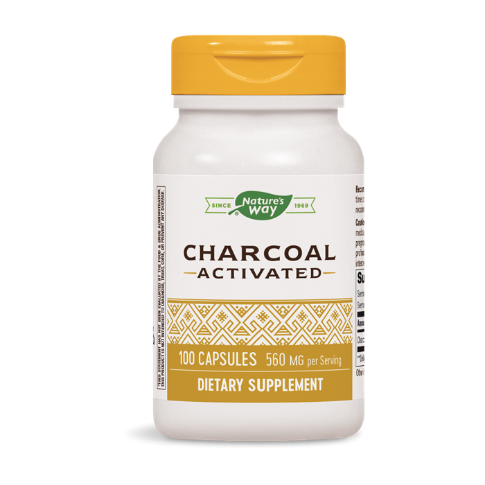 Nature's Way Charcoal Activated, 100 Capsules