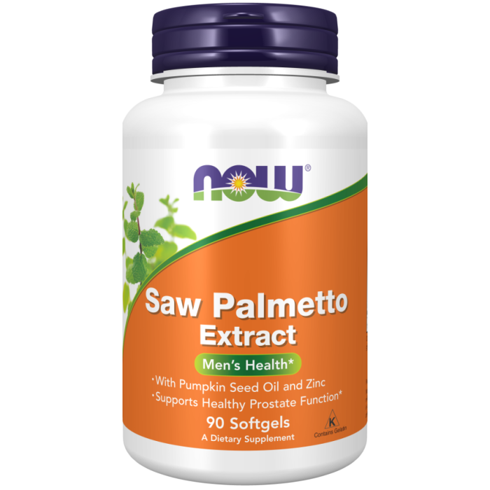 NOW Foods Saw Palmetto Extract 80 mg - 90 Softgels