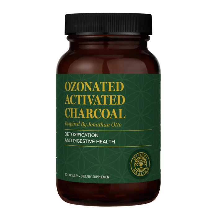 Global Healing Ozonated Activated Charcoal - Front view