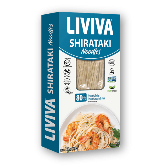 Liviva Dried Shirataki Noodles - Front view