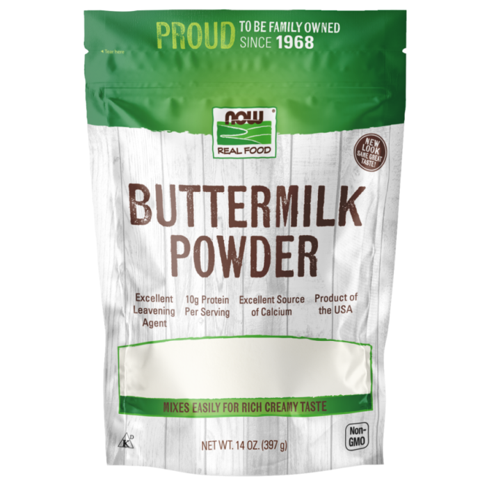 NOW Foods Buttermilk Powder - 14 oz.