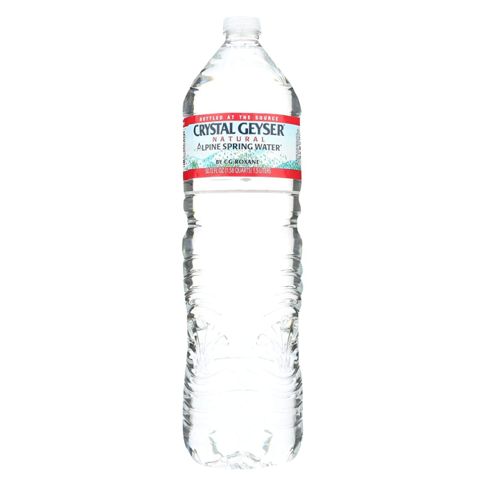 Crystal Geyser Alpine Spring Water, 1.5 Liter