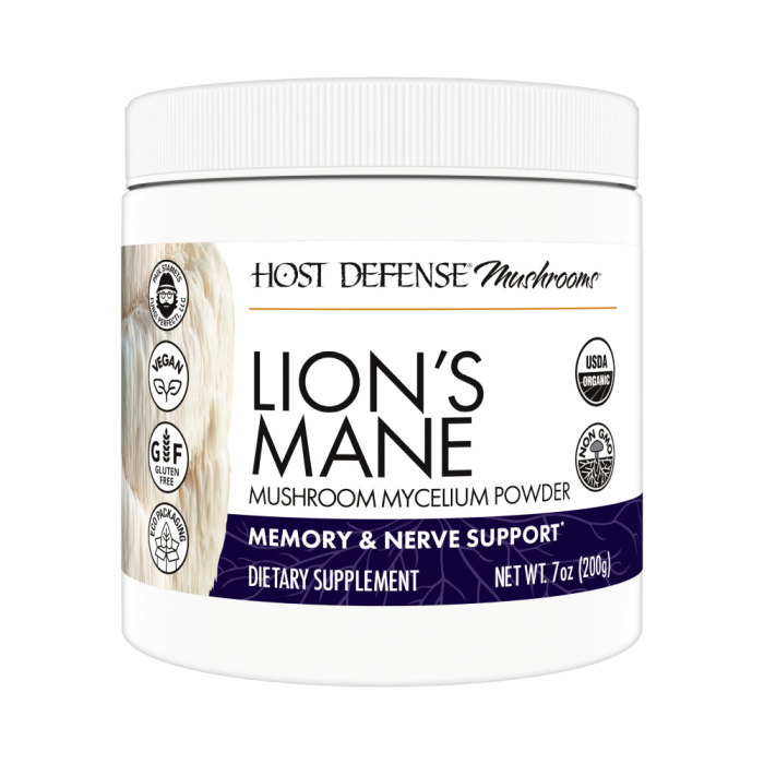 Host Defense Mushrooms Lion's Mane Powder - Front view