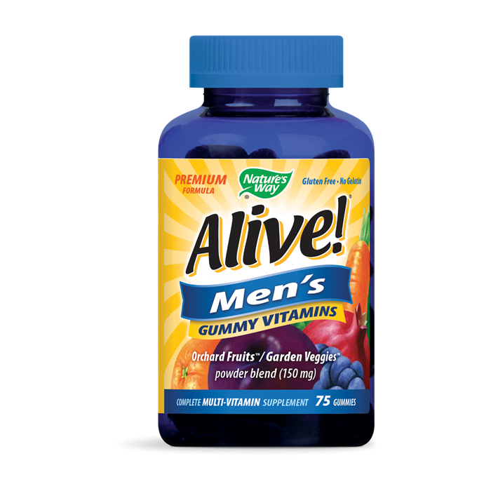 Nature's Way Alive! Men's Gummy Multi, 75 Gummies