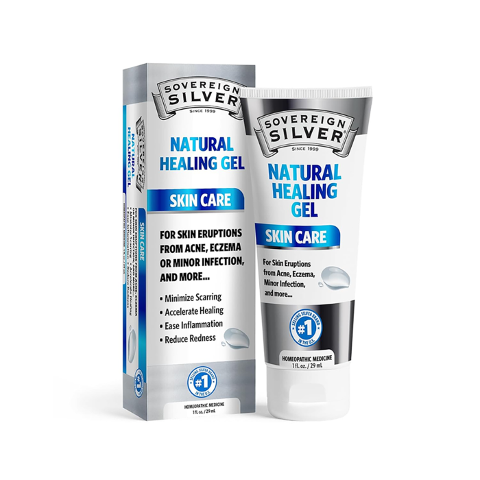 Sovereign Silver Natural Healing Gel Skin Care - Front view