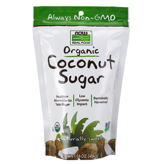 NOW Foods Coconut Sugar, Organic - 16 oz.