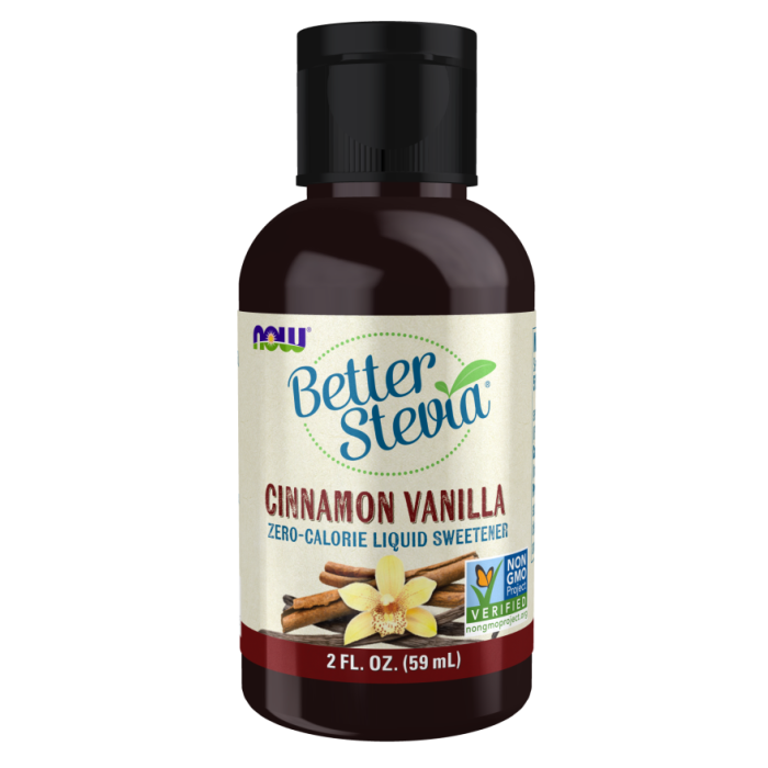 NOW Foods BetterStevia® Cinnamon Vanilla - 2 fl. oz.