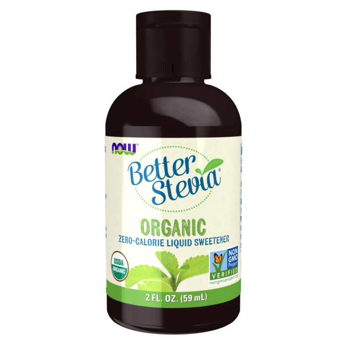 NOW Foods BetterStevia® Liquid, Organic - 2 fl. oz.