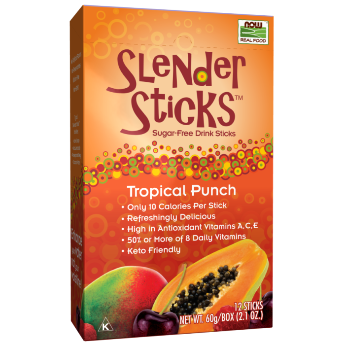 NOW Foods Tropical Punch Slender Sticks™ - 12/Box