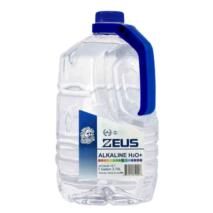 Zeus Alkaline Water - Front view